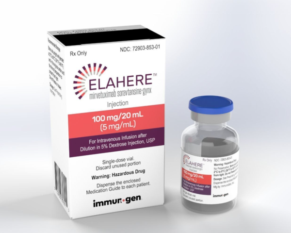 Elahere (mirvetuximab soravtansine-gynx) injection 100mg/20ml