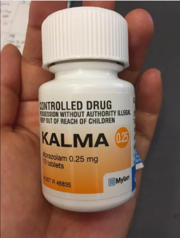 Kalma Alprazolam 0.25mg 100 Tablets