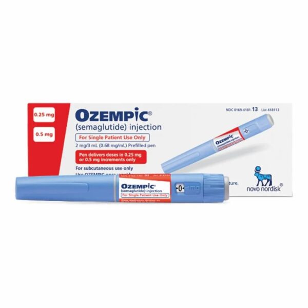 Ozempic (semaglutide) injection type 2 diabetes 2 mg/3 mL (0.68 mg/mL)