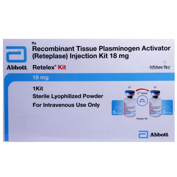 RETELEX KIT Reteplase Recombinant Tissue Plasminogen Activator Injection