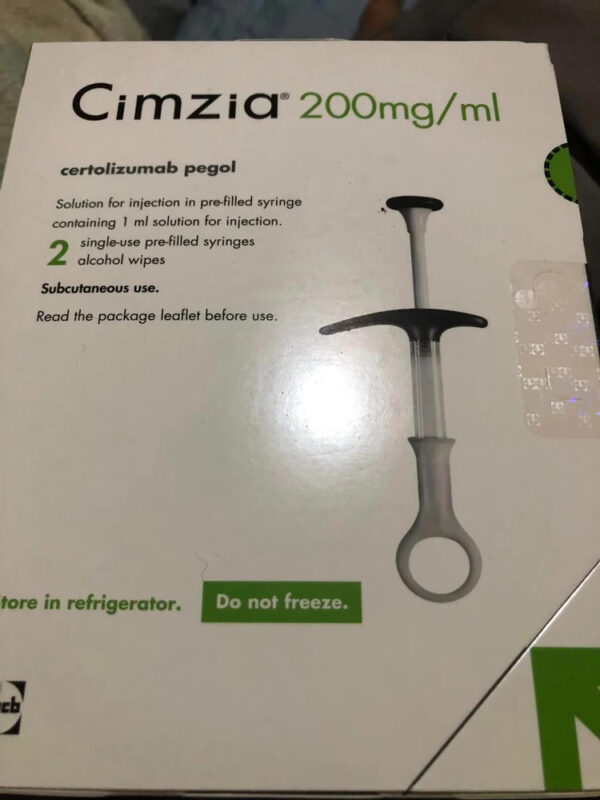 Cimzia 200mg solution for injection in pre-filled syringe