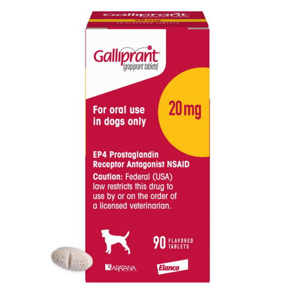 Galliprant (grapiprant) Tablets for Dogs, 20-mg, 90 tablets