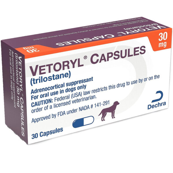 Vetoryl (Trilostane) 30mg- 30Capsules