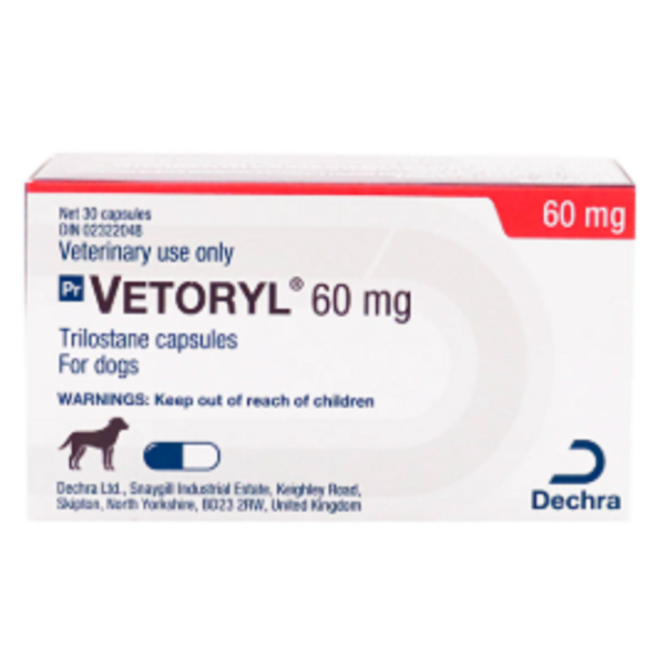 Vetoryl (Trilostane) 60mg, 30 Capsules